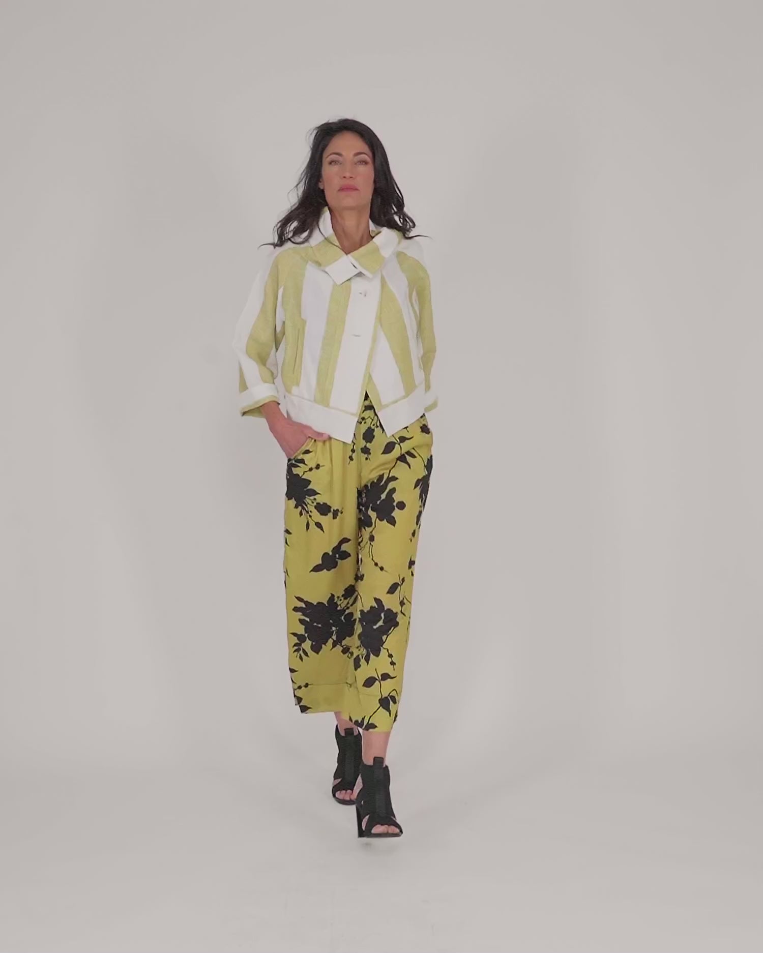 Riposo A-Line Jacket, Citron – Alembika U.S.