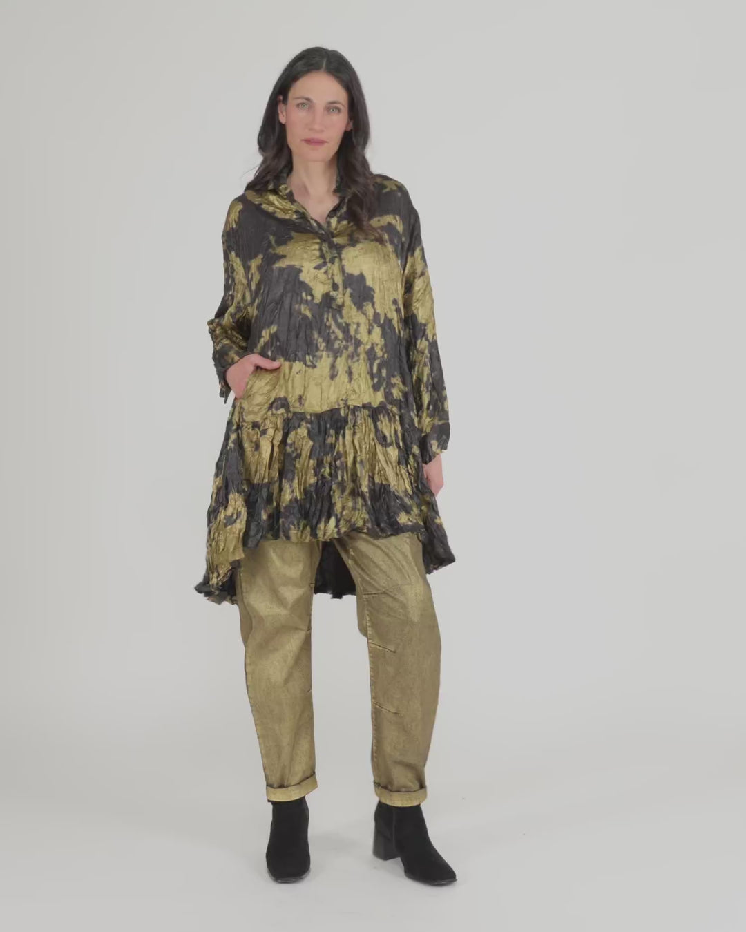 Sizzle Tunic, Gold