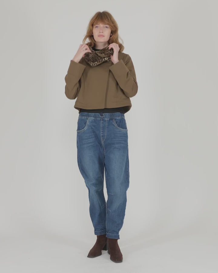 Urban Snug Moto Jacket, Camel