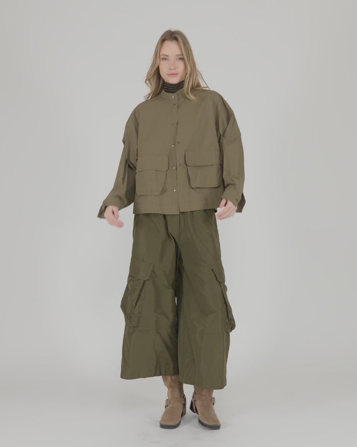 Urban Canteen Cotton Shirt, Khaki