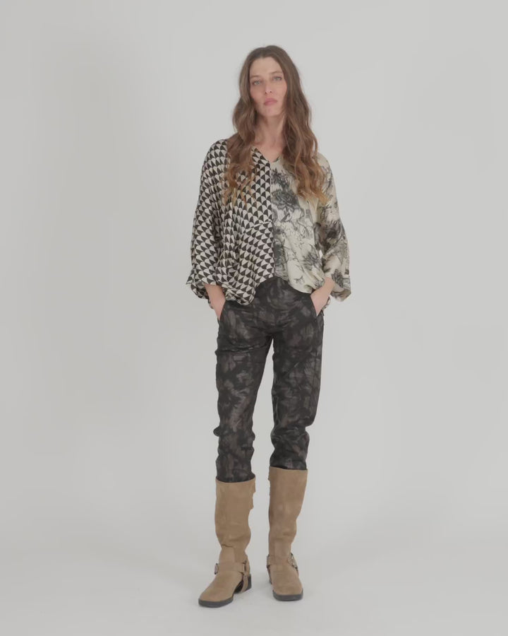 Fatima Draped Top, Mix