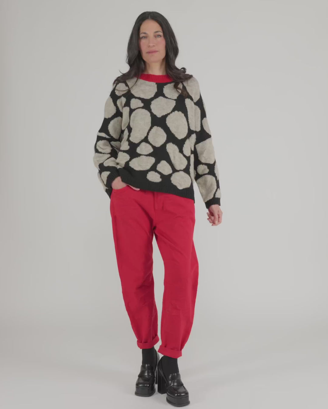 Stepping Stones Sweater, Pebbles