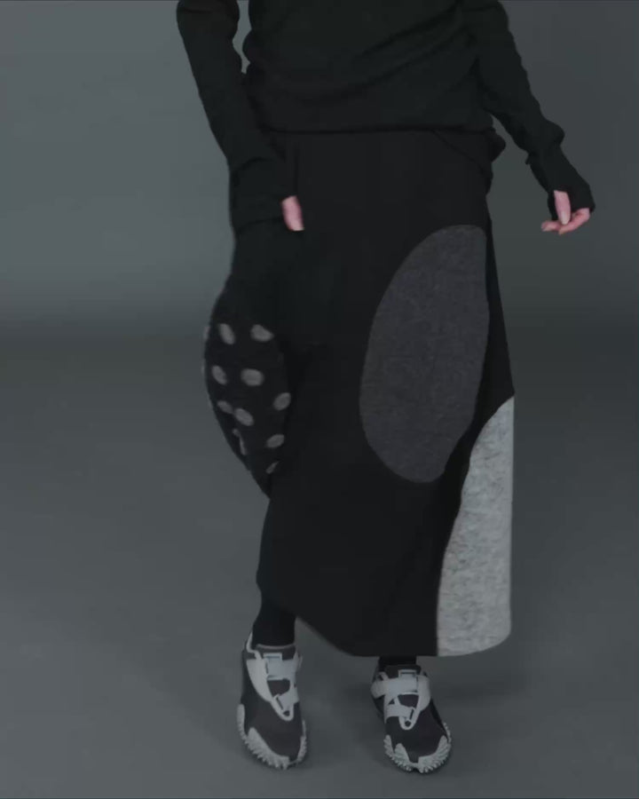 Urban Cozy Maxi Skirt, Storm Mix