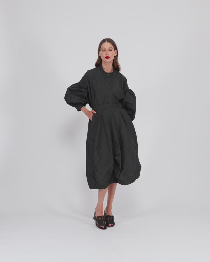 Kuro Balloon Skirt, Black