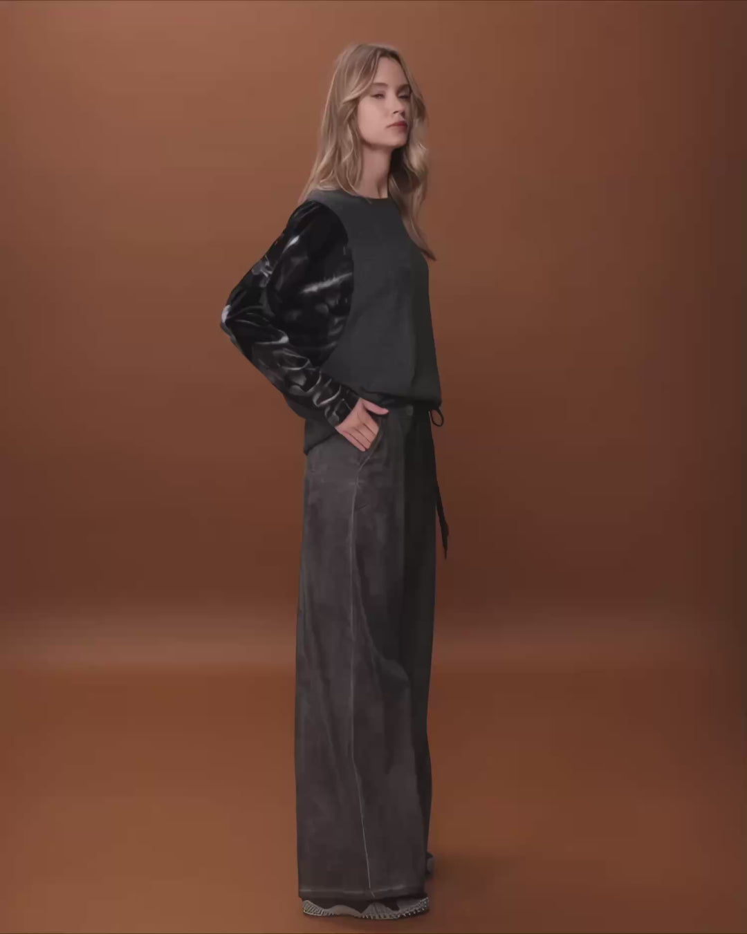 Angelica Curve Top, Carbon