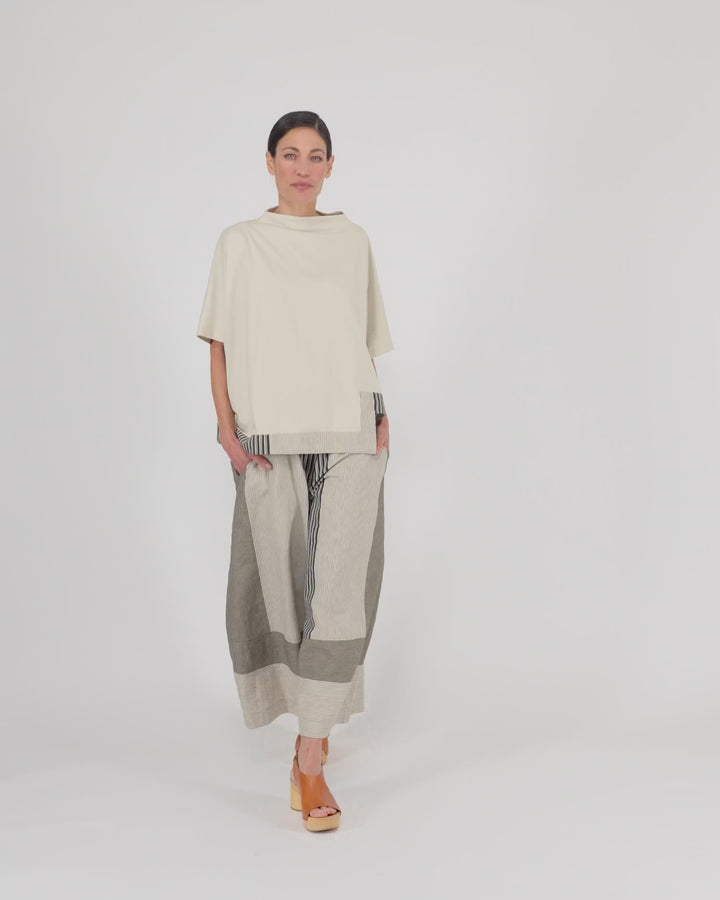 Urban On My Mind Boxy Top, Cream