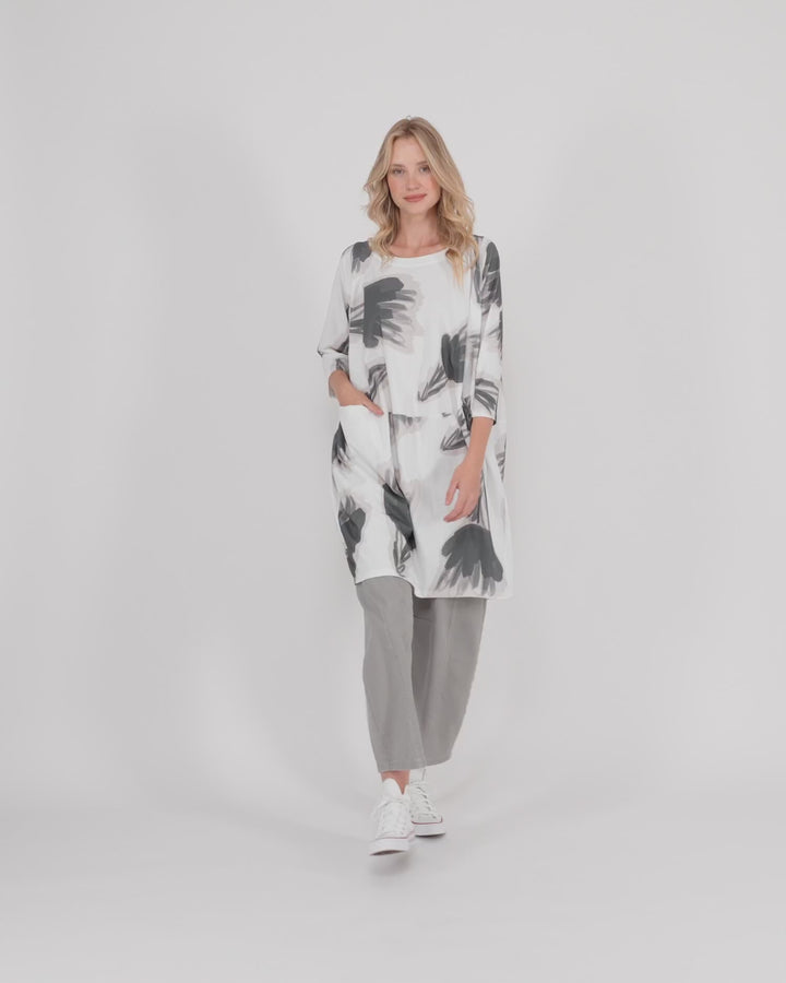 Urban Off-Duty Tunic Dress, Cloud