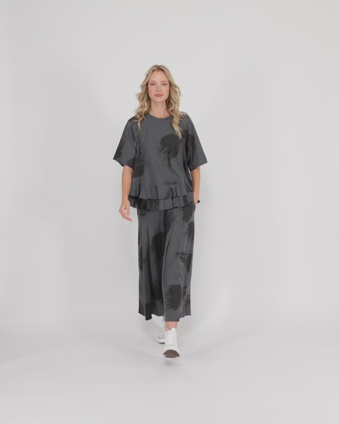 Urban Breather Palazzo Pants, Fog