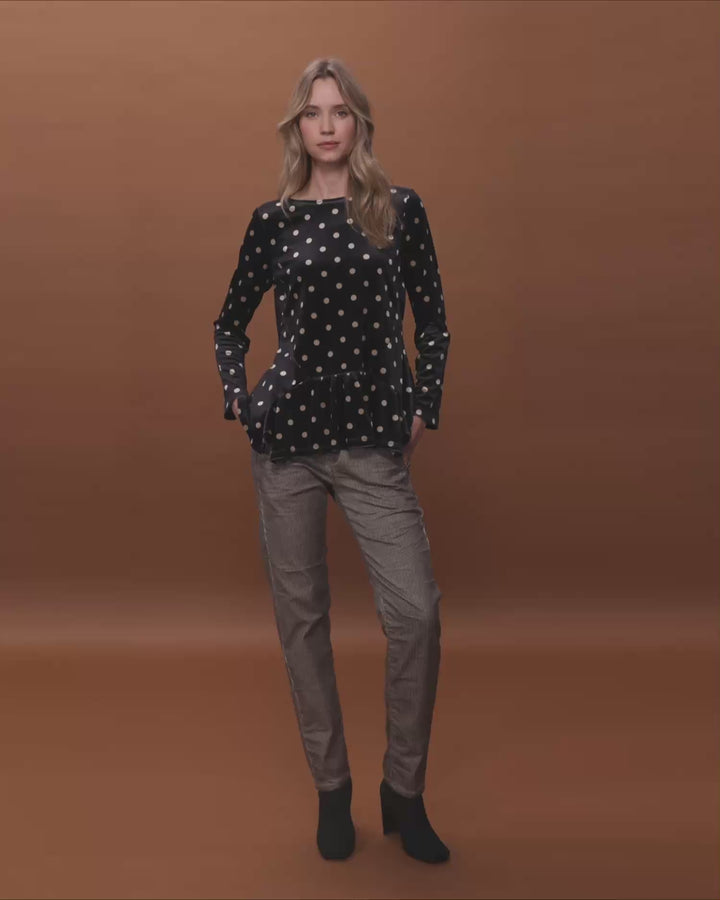Pinstripe Iconic Stretch Jeans, Light Khaki