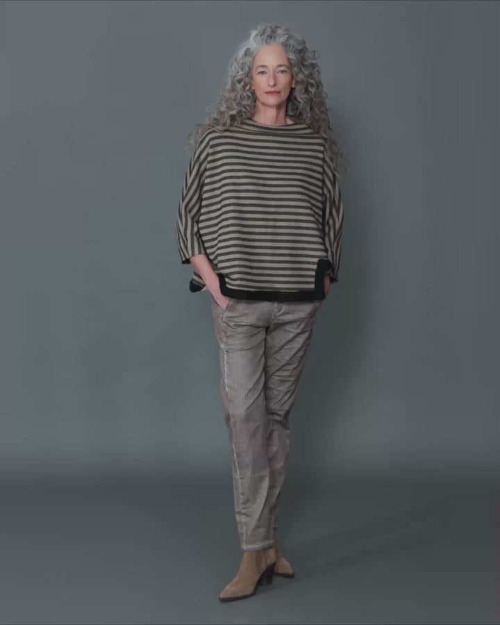 Urban Ulla Pullover, Camel Stripe