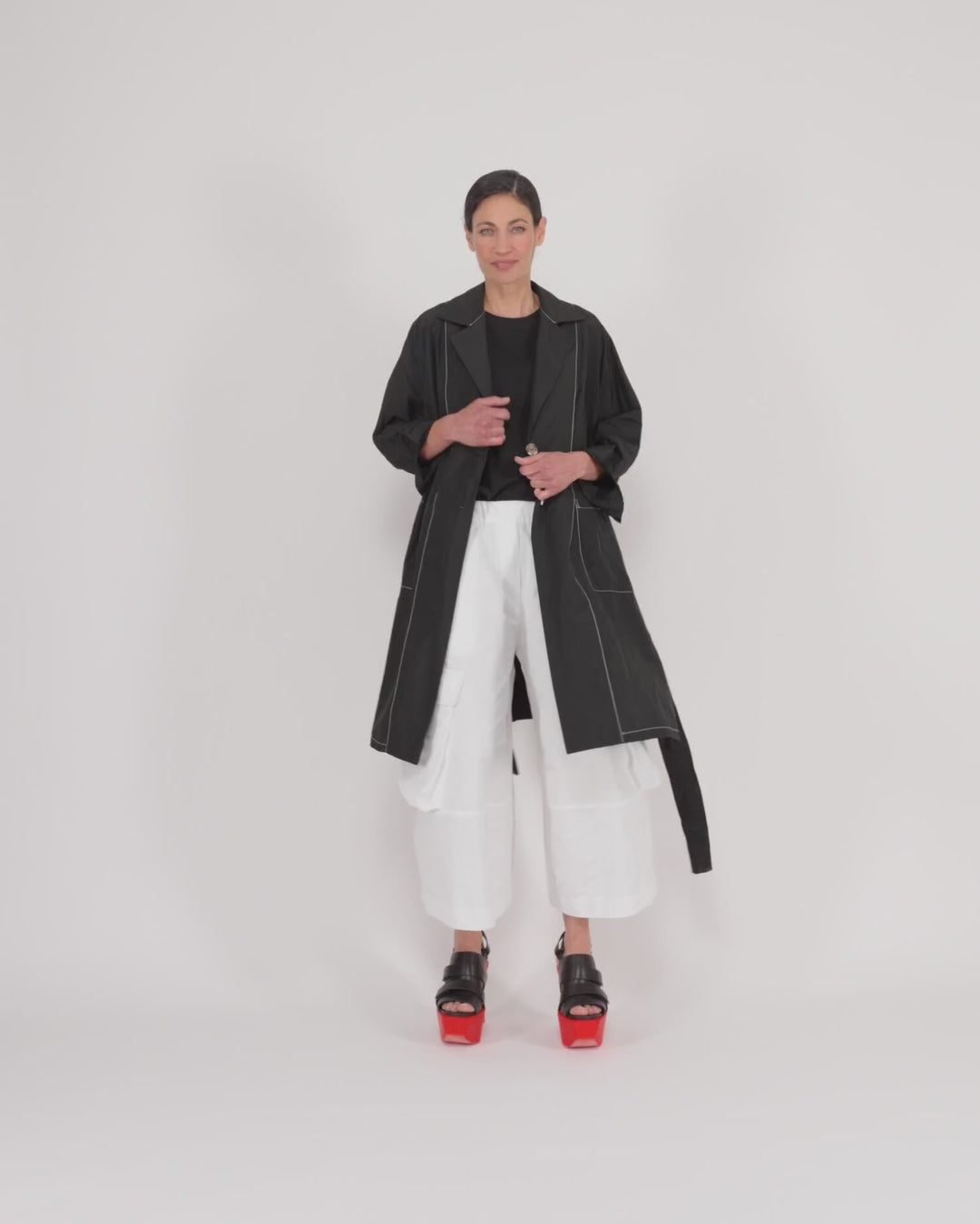 Urban Metro Trench Jacket, Black