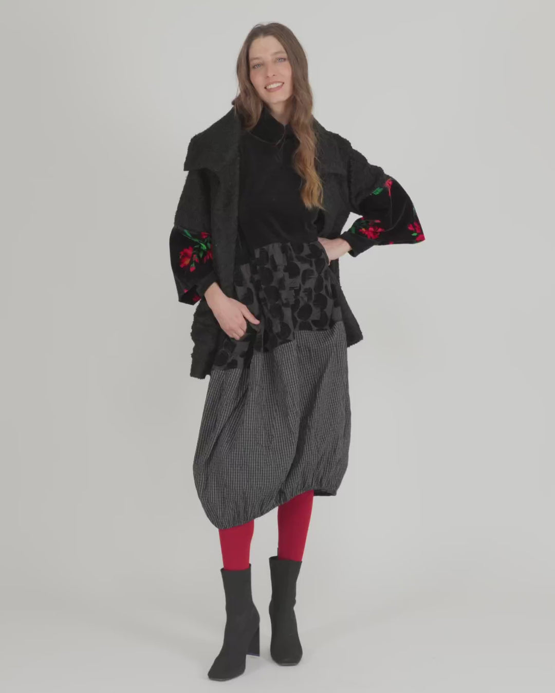 Ballad Boucle Jacket, Roses