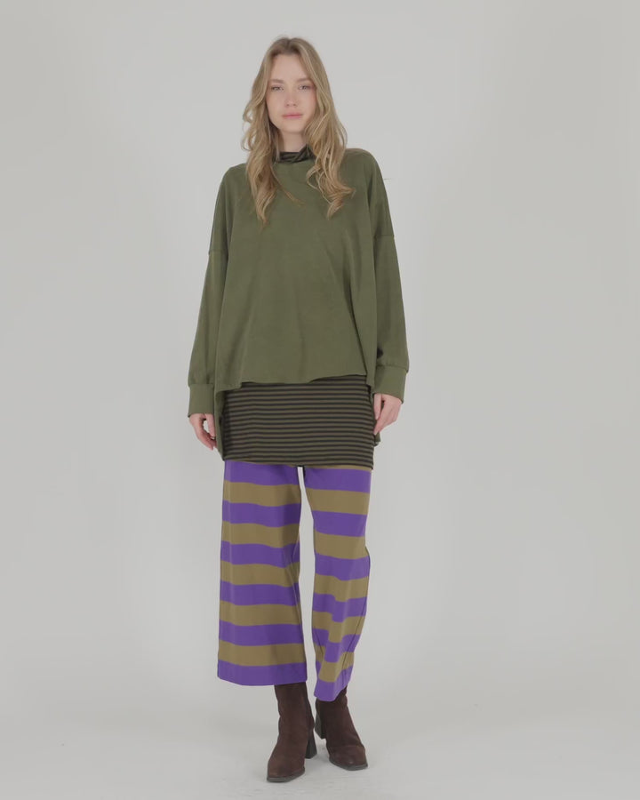 Urban Kasbah Cewneck Top, Olive