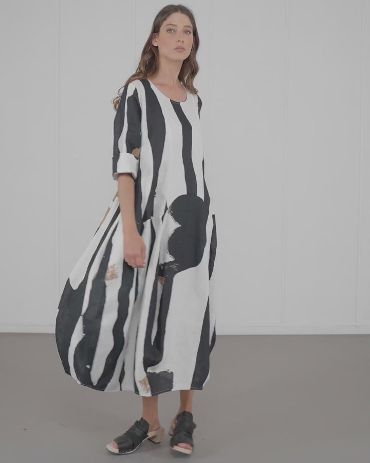 Urban Melbourne Relaxed Dress, Zebra