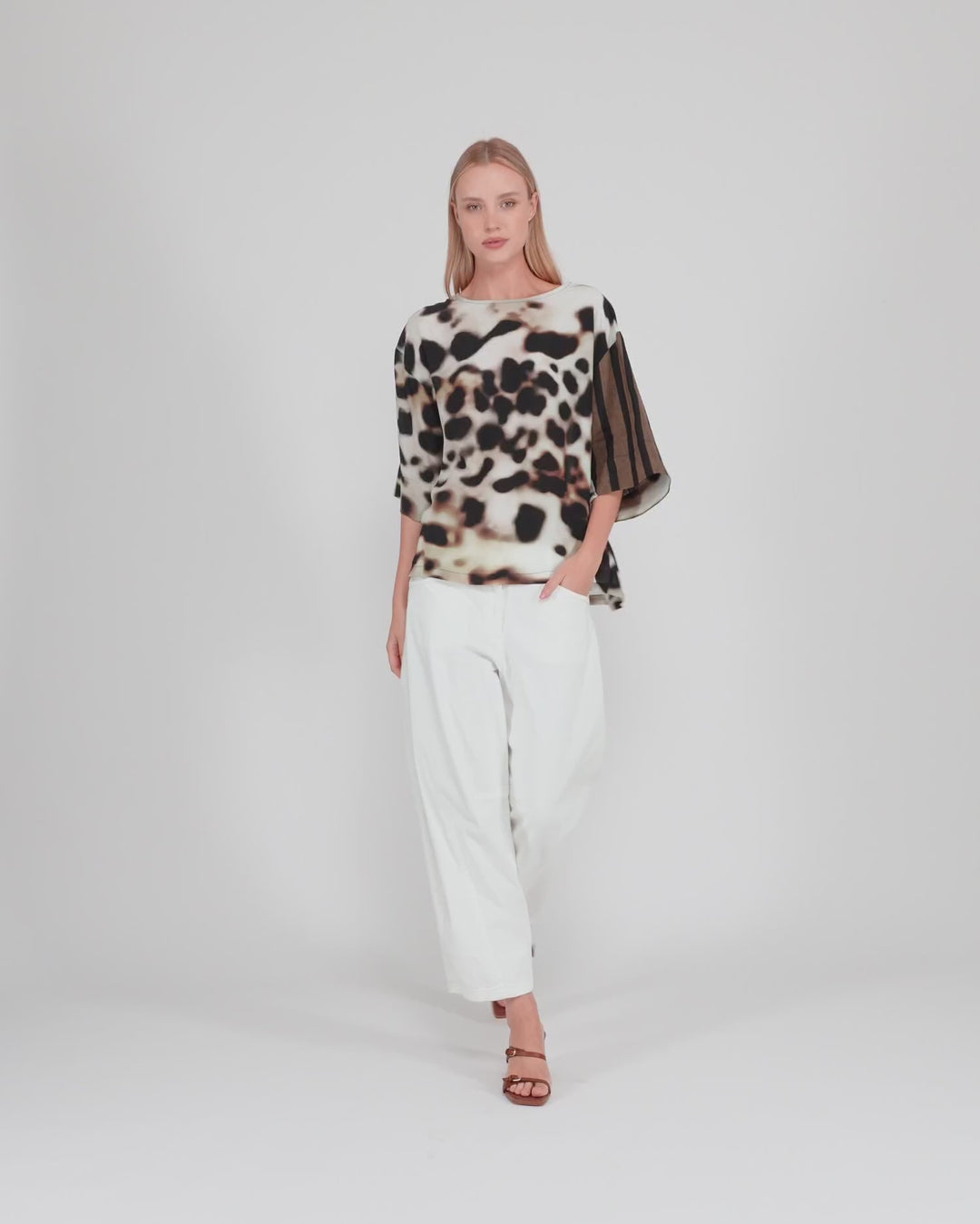 Osprey Chiffon Top, Leopard