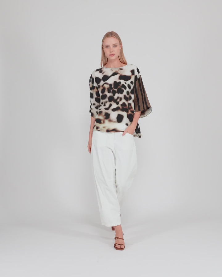 Osprey Chiffon Top, Leopard