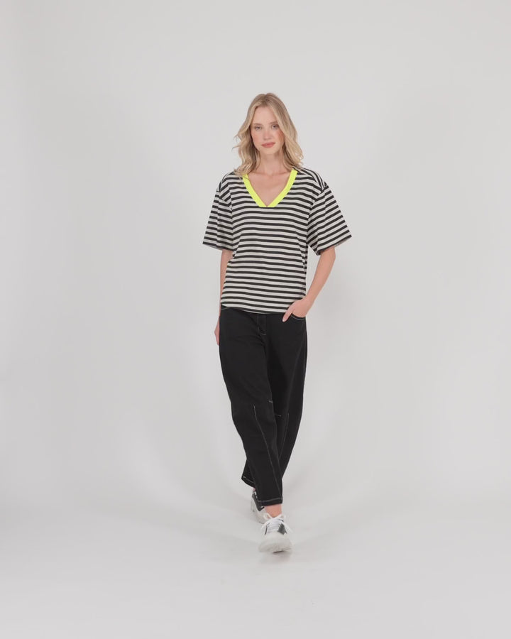 Urban Freehand Tee, Stripes