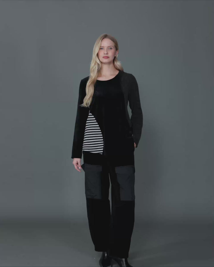 Urban Velvet Lounger Pants, Black