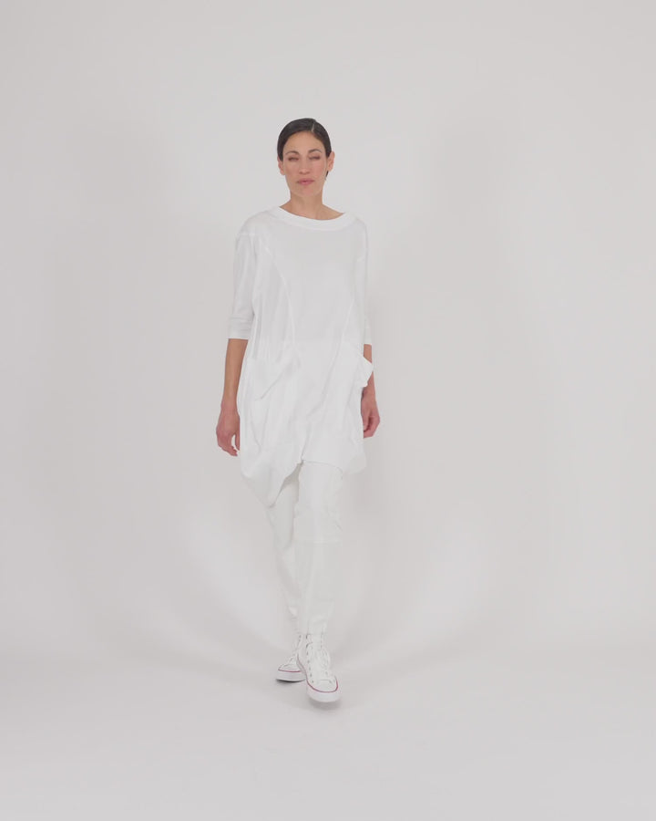 Urban Staple Rounded Tunic, White