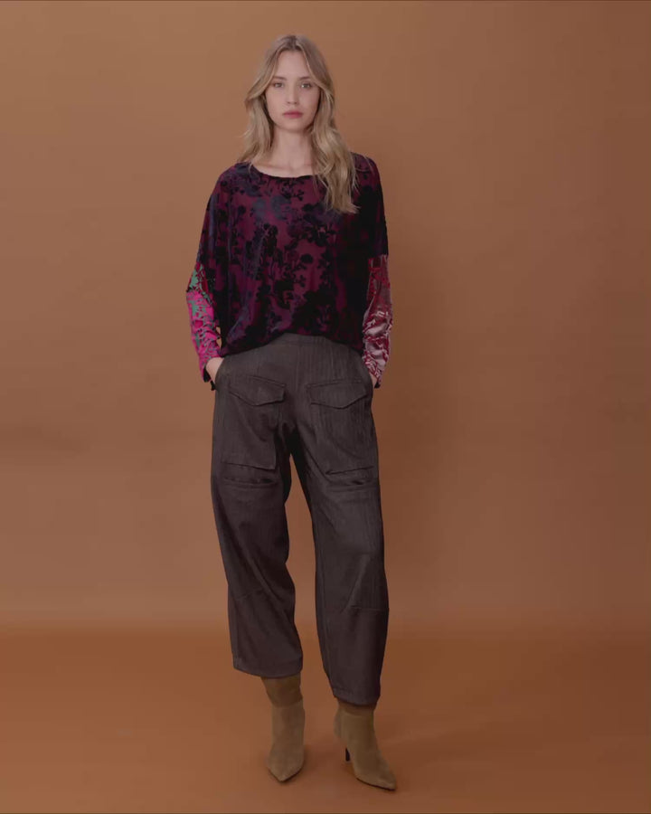 Atelier Herringbone Pants, Taupe
