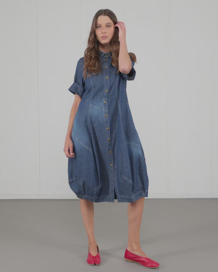 Barbie Wonderful Shirt Dress, Denim