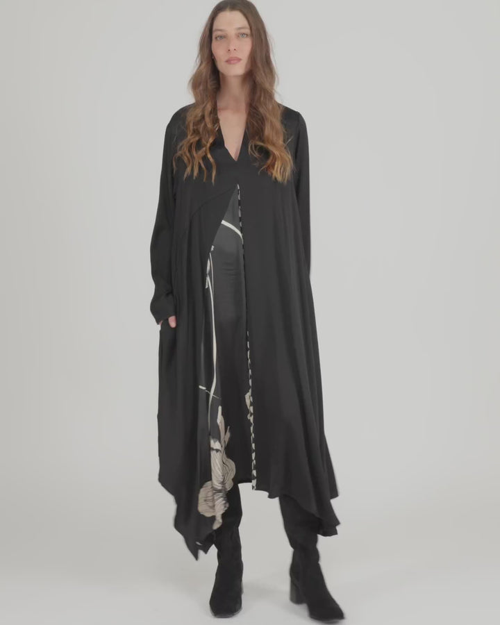 Baroque Draped Dress, Mix