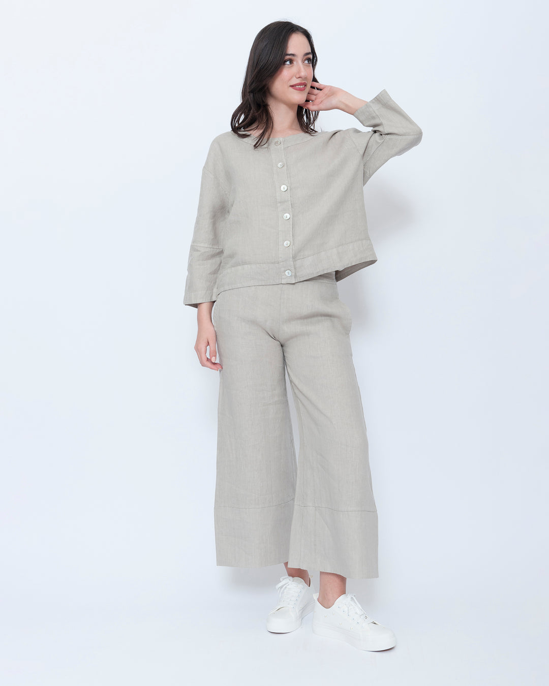 Blueberry Prim Jacket, Beige