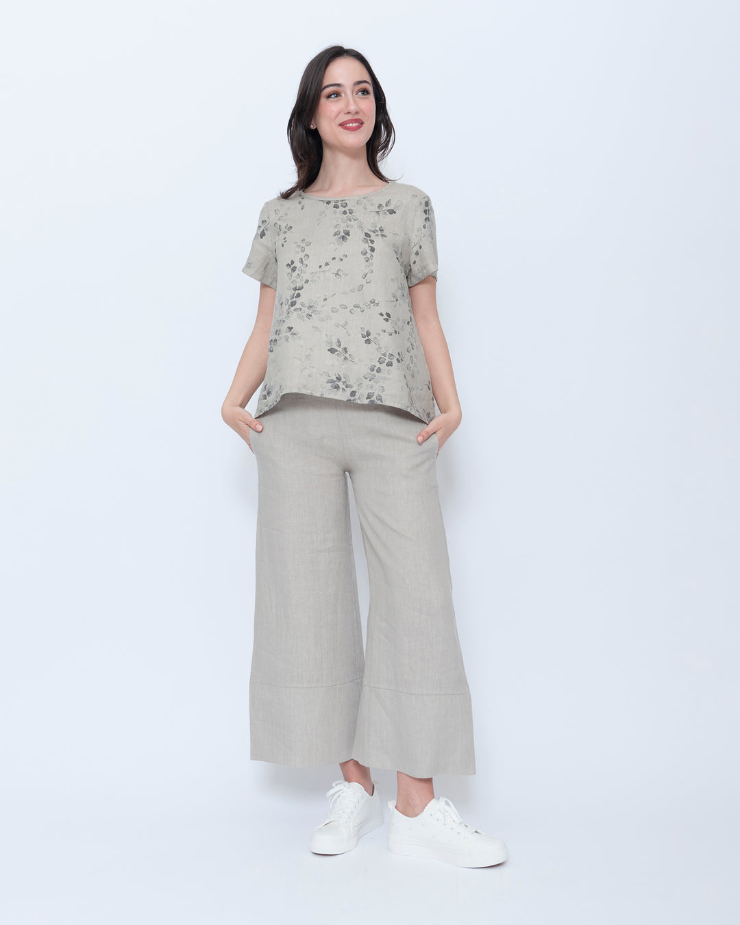 Blueberry Flare Trouser, Beige