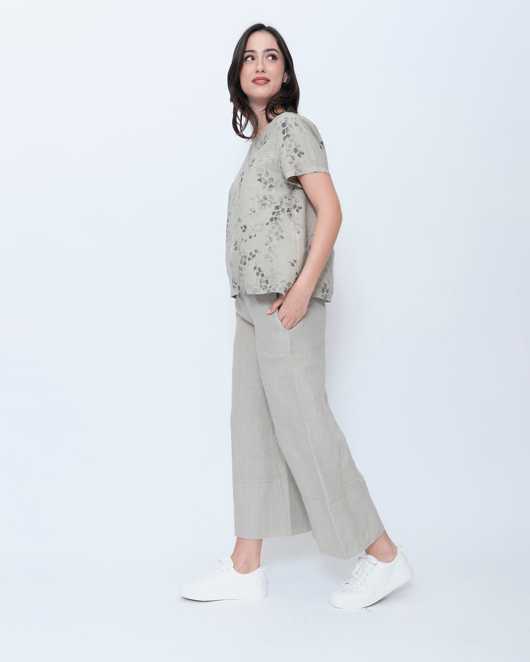 Blueberry Flare Trouser, Beige
