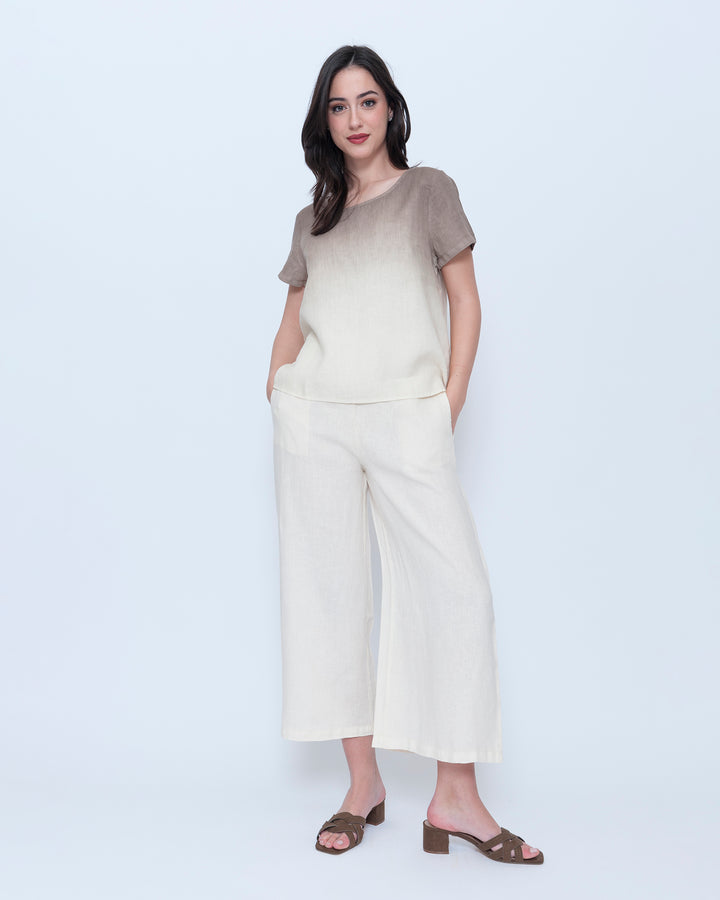 Blueberry Quiet Top, Latte Ombre