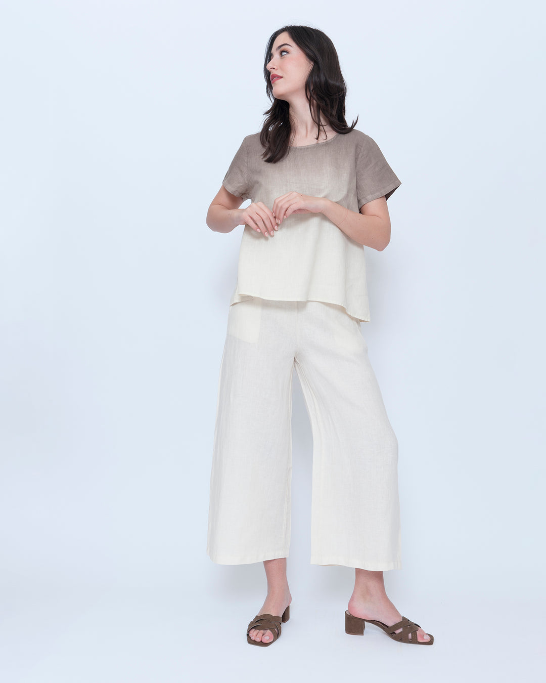 Blueberry Quiet Top, Latte Ombre