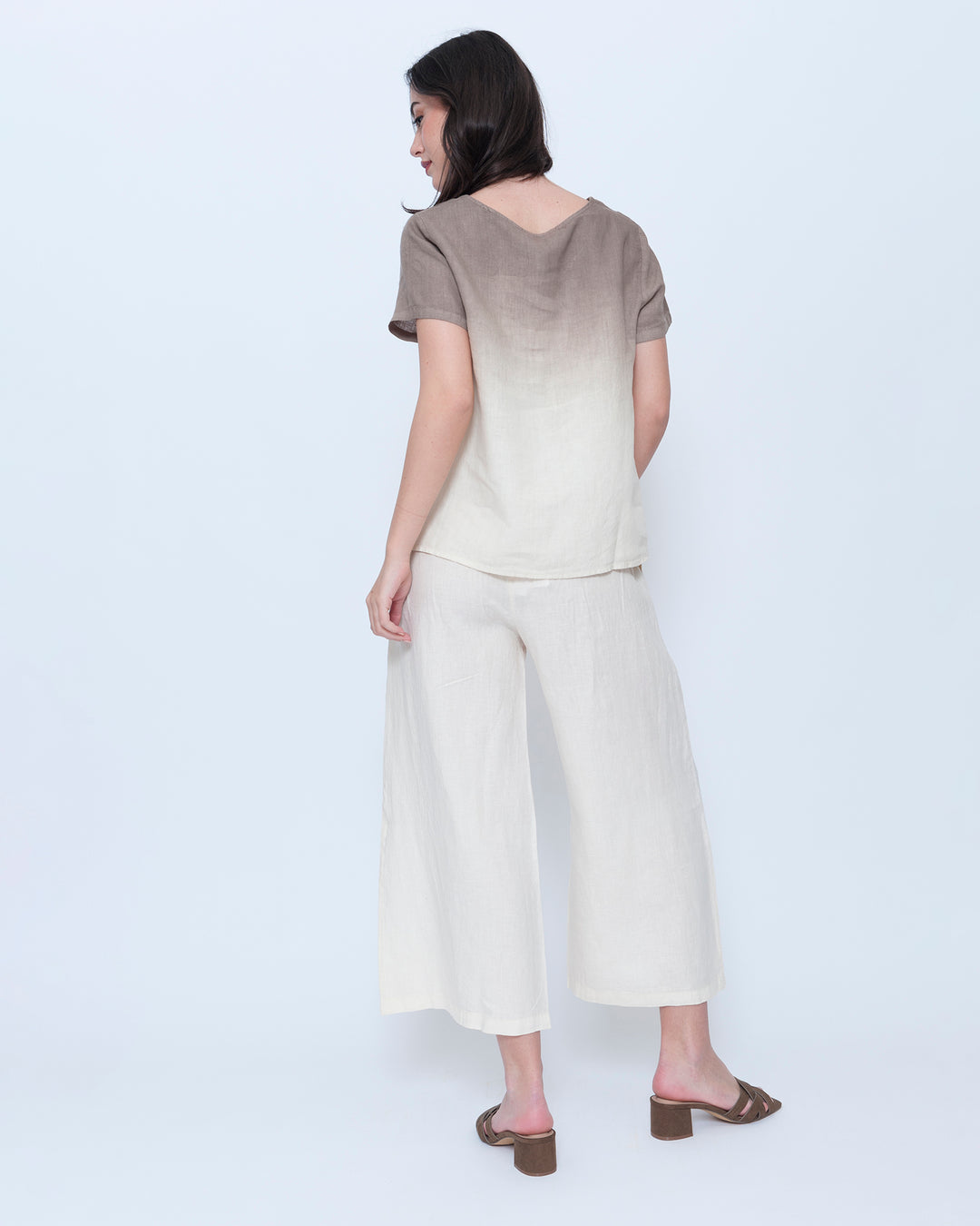 Blueberry Quiet Top, Latte Ombre