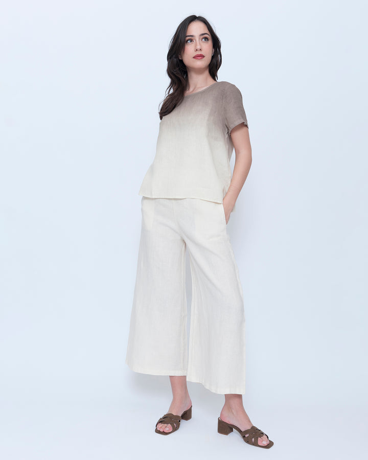 Blueberry Quiet Top, Latte Ombre