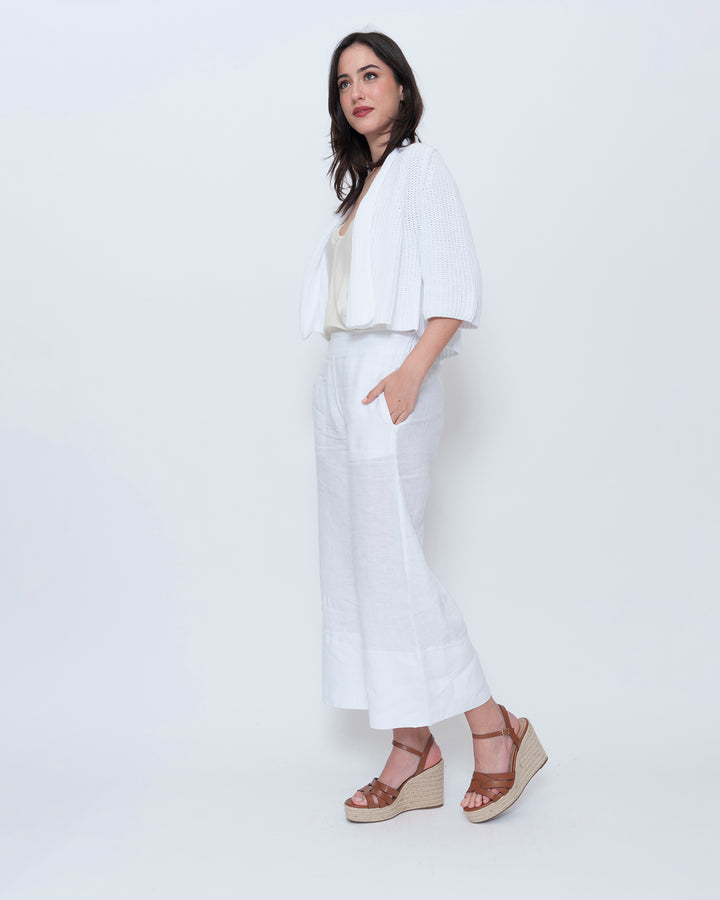 Blueberry Shrug Cardigan, White