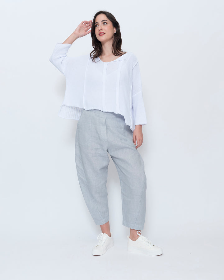 Blueberry Adrift Sweater, White