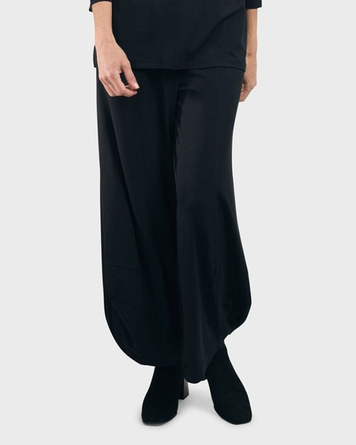 Essential Punto Pants, Tall, Black