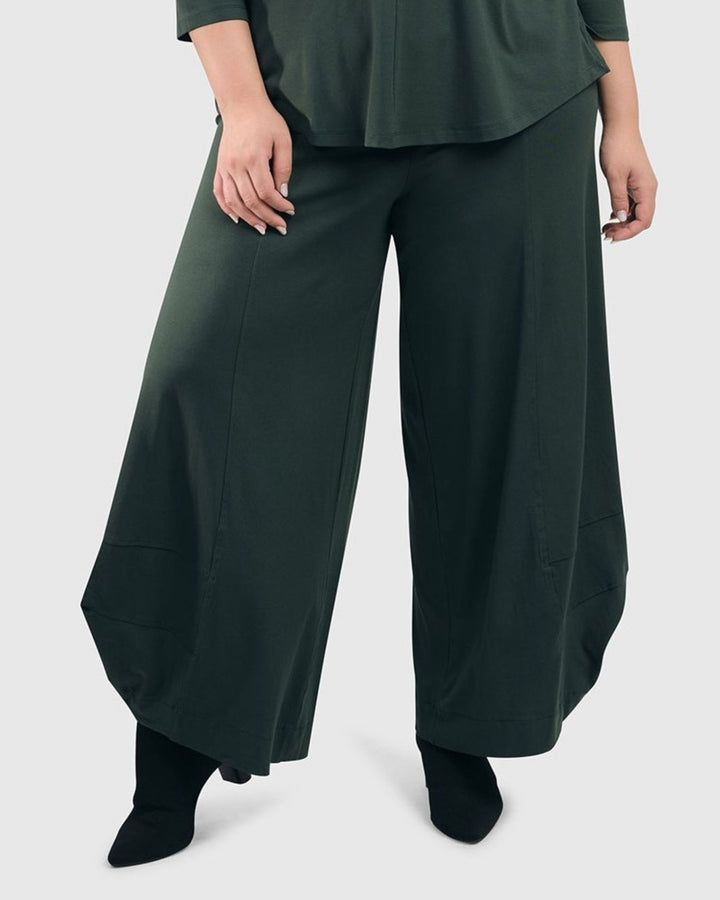 Essential Punto Pants, Tall, Green