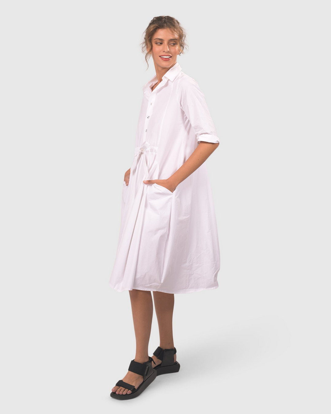 Urban Cooler Dress, White