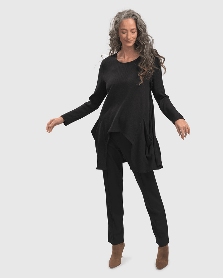 Essential Pocket Tunic, Black - Alembika Designer Women's Clothing