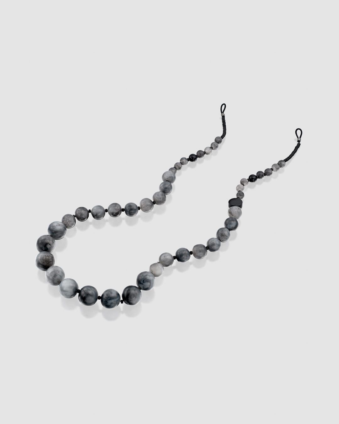 Bead Necklace-Eyewear Holder, Grey Mist