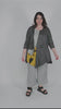 Black Crinkle Crop Cardigan for women over 40