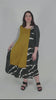 Yellow Crinkle Long Dress for women over 40