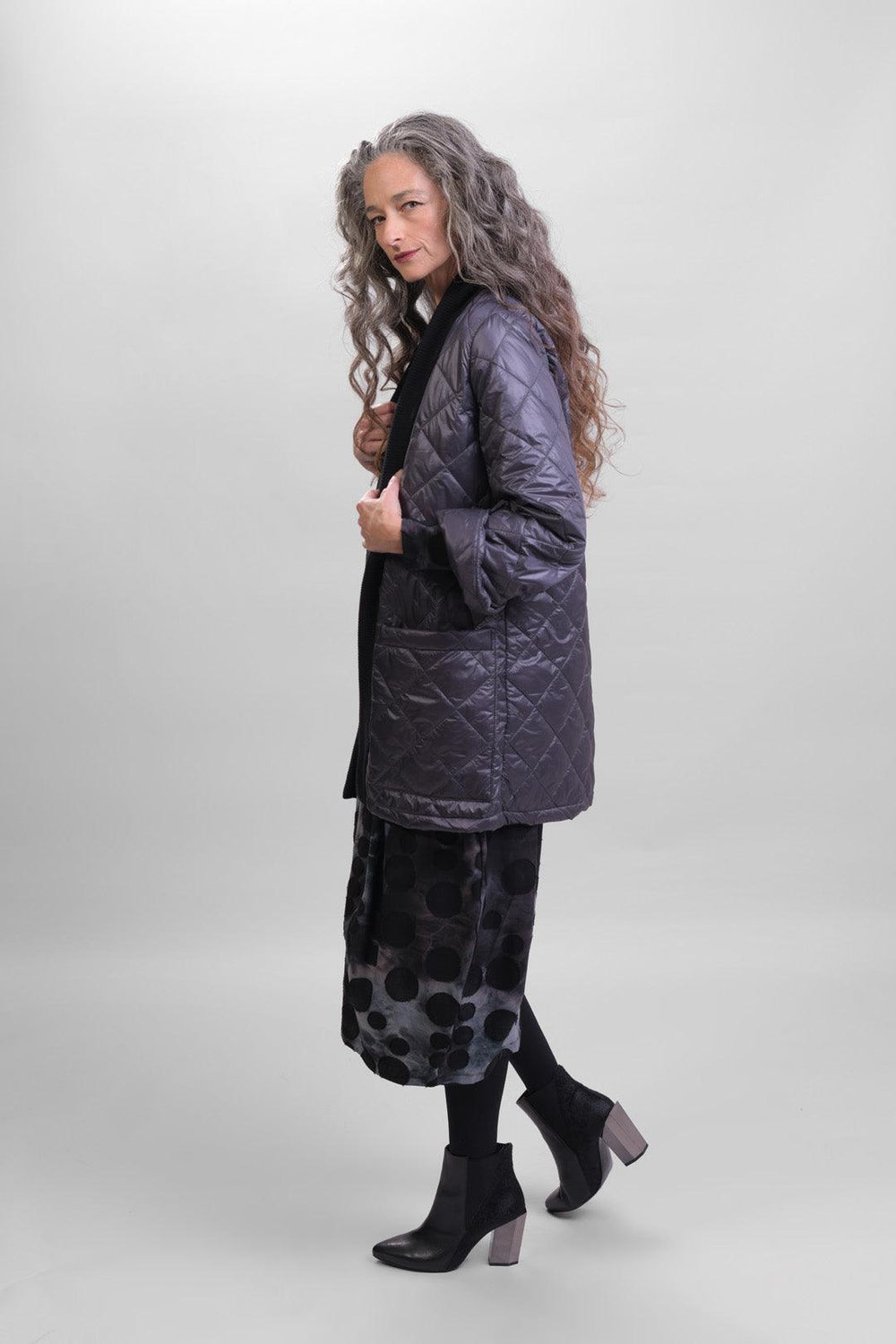 Ether Jana Jacket, Grey - Alembika Designer Women's Clothing