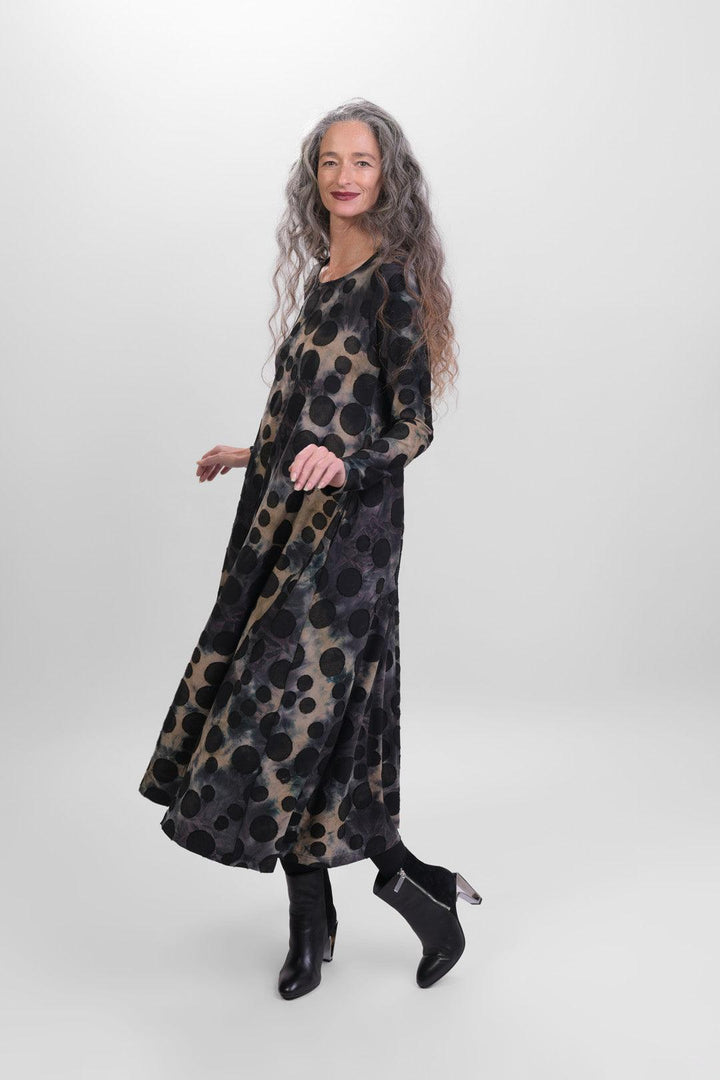 Echo Maxi Dress, Coffee - Alembika Designer Women's Clothing