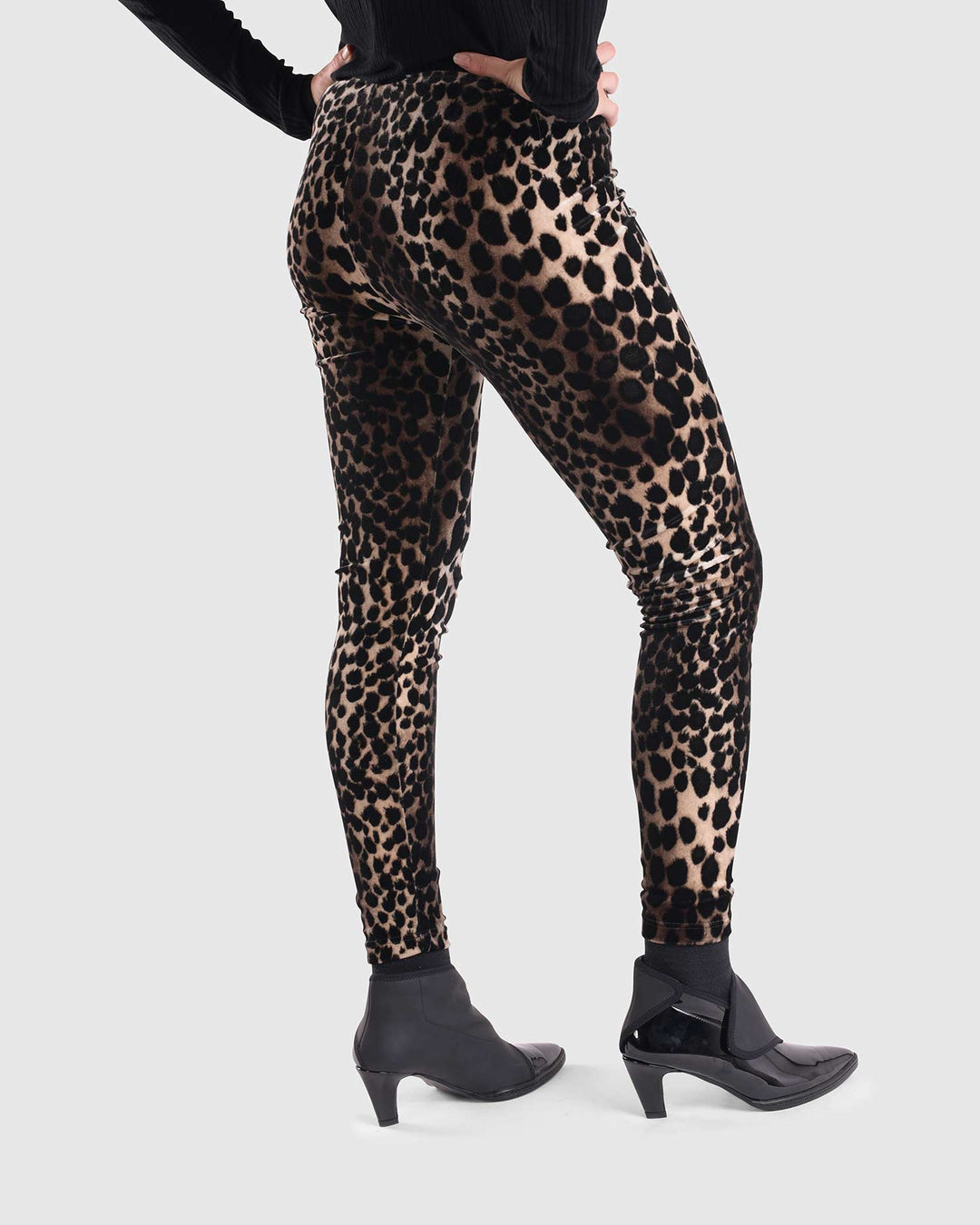 Nala Velvet Leggings, Leopard