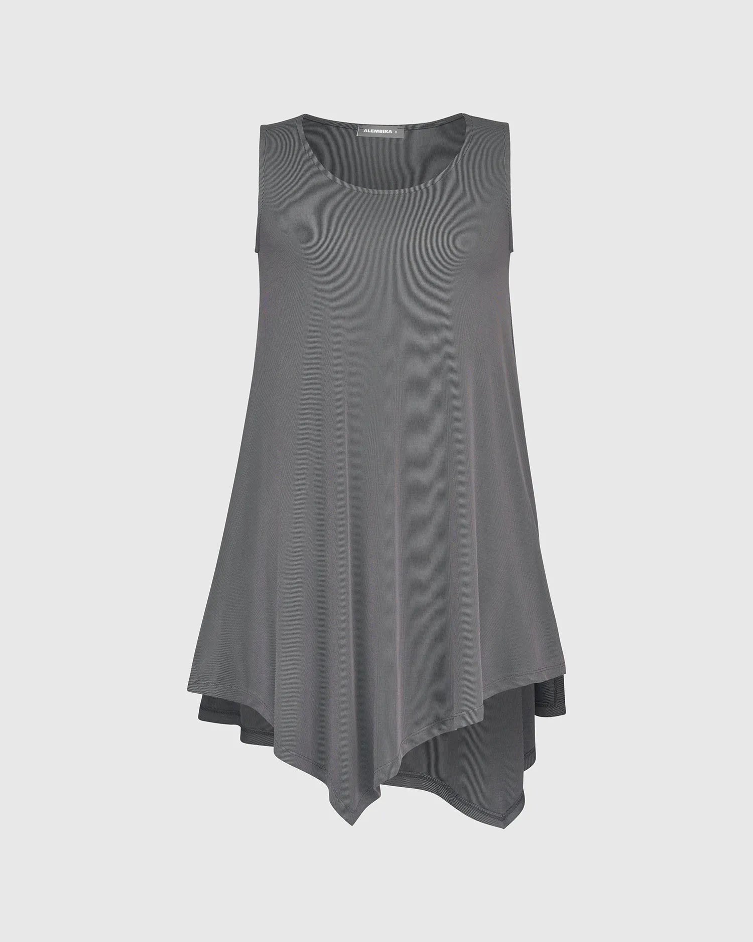 ◆MISEKI SEOUL◆ Slanted sleeveless top DARK GREY MSK252SL07 MUSINSA | MISEKI SEOUL Slanted sleeveless top GREY