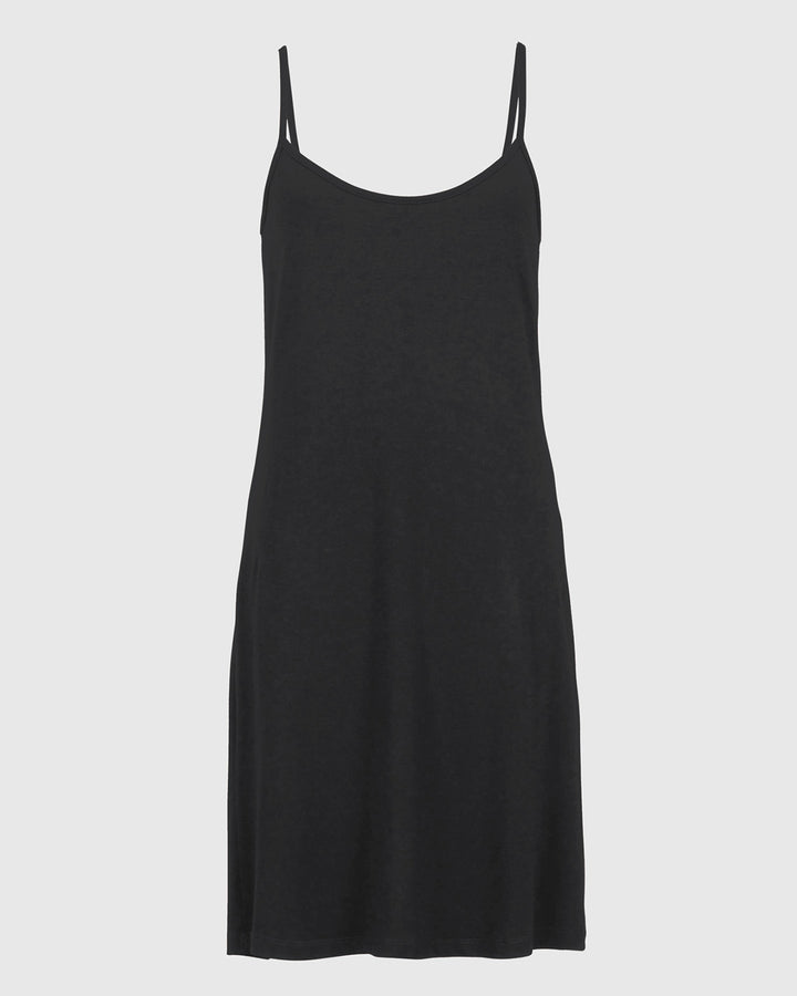 Essential Slip Dress, Black