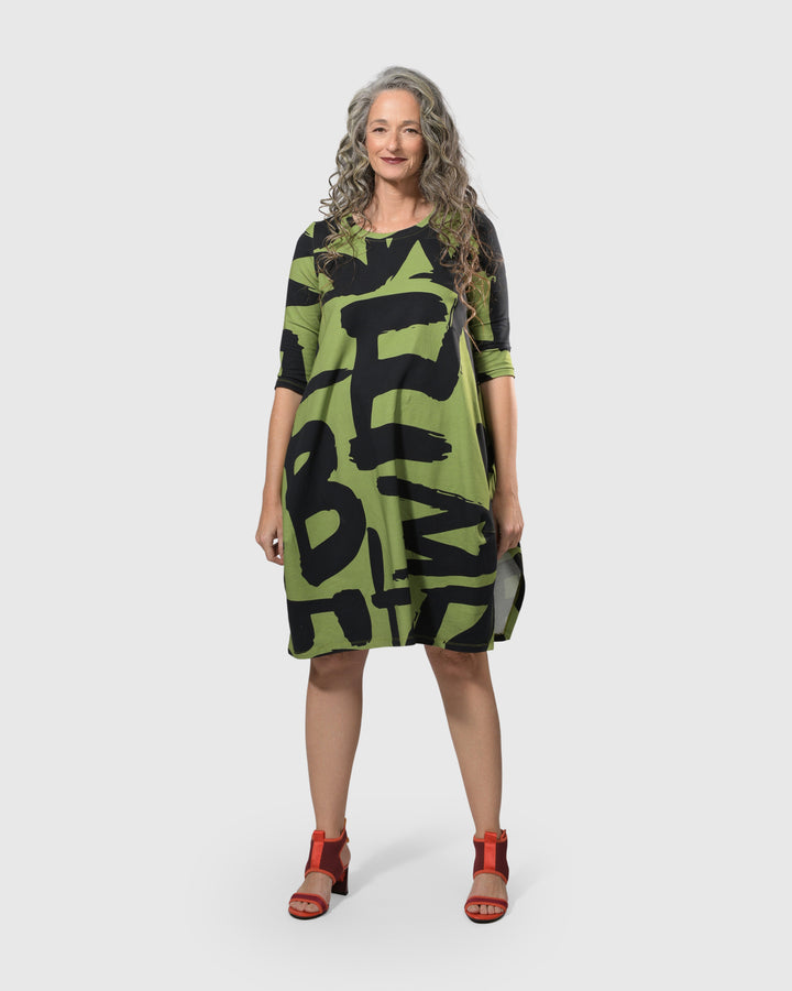 Urban Shayne Tunic Dress, Green marker