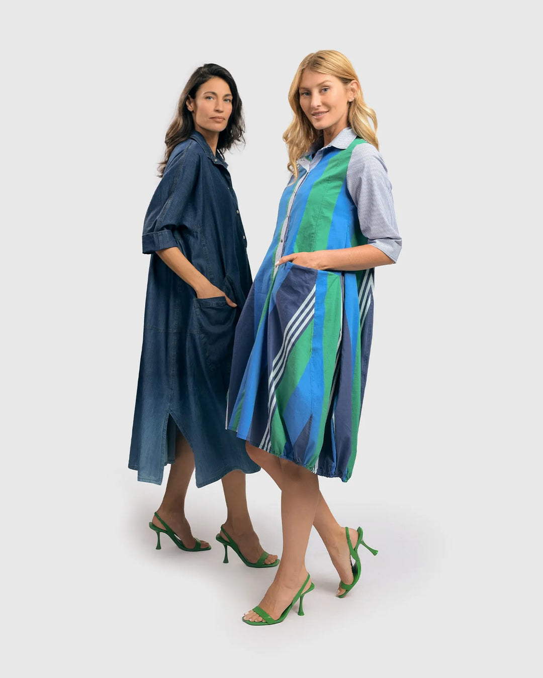 denim ombre dress Tide Muse Denim Ombre Mini Dress VICI