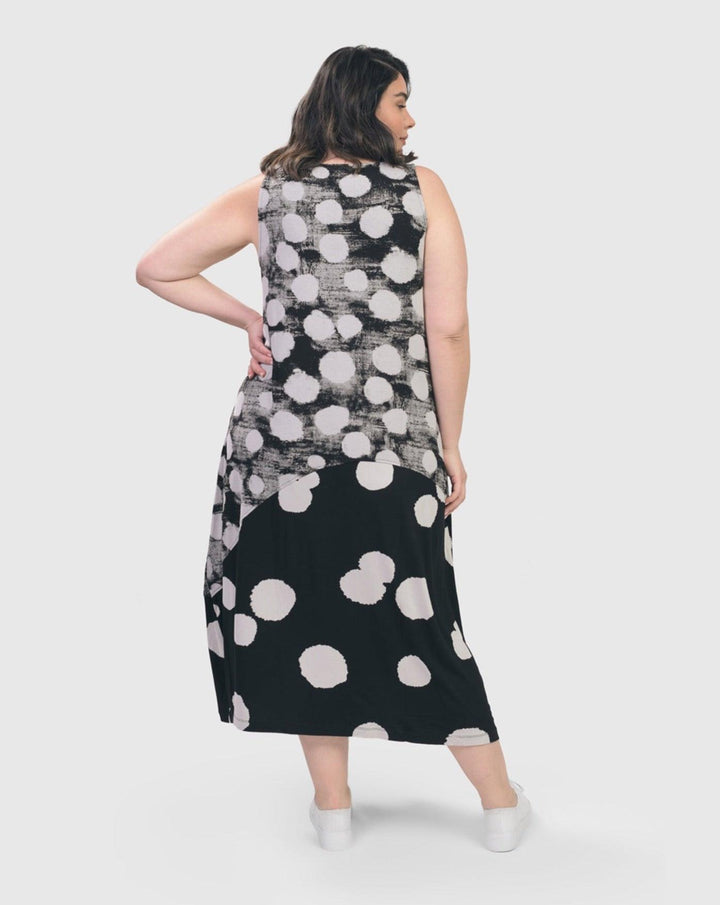 Cloud Tank Dress, Black - Alembika Designer Women's Clothing